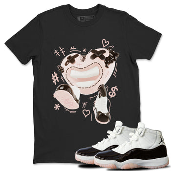 Air Jordan 11 Neapolitan shirt to match jordans Walk In Love sneaker tees AJ11 Neapolitan SNRT Sneaker Release Tees Unisex Black 1 T-Shirt