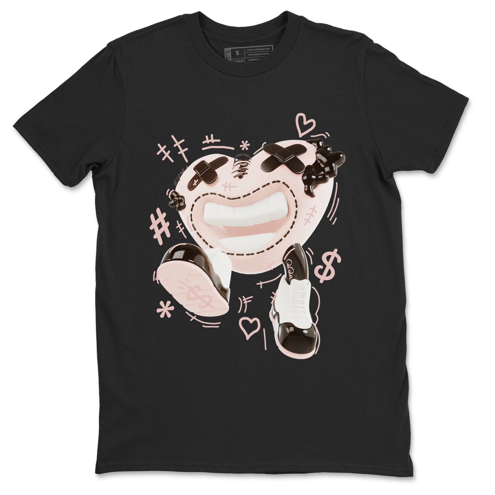 Air Jordan 11 Neapolitan shirt to match jordans Walk In Love sneaker tees AJ11 Neapolitan SNRT Sneaker Release Tees Unisex Black 2 T-Shirt