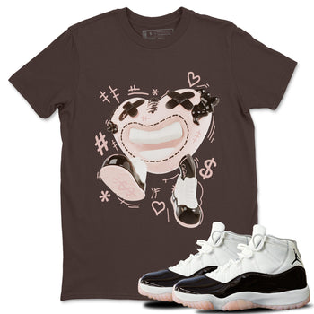 Air Jordan 11 Neapolitan shirt to match jordans Walk In Love sneaker tees AJ11 Neapolitan SNRT Sneaker Release Tees Unisex Dark Chocolate 1 T-Shirt