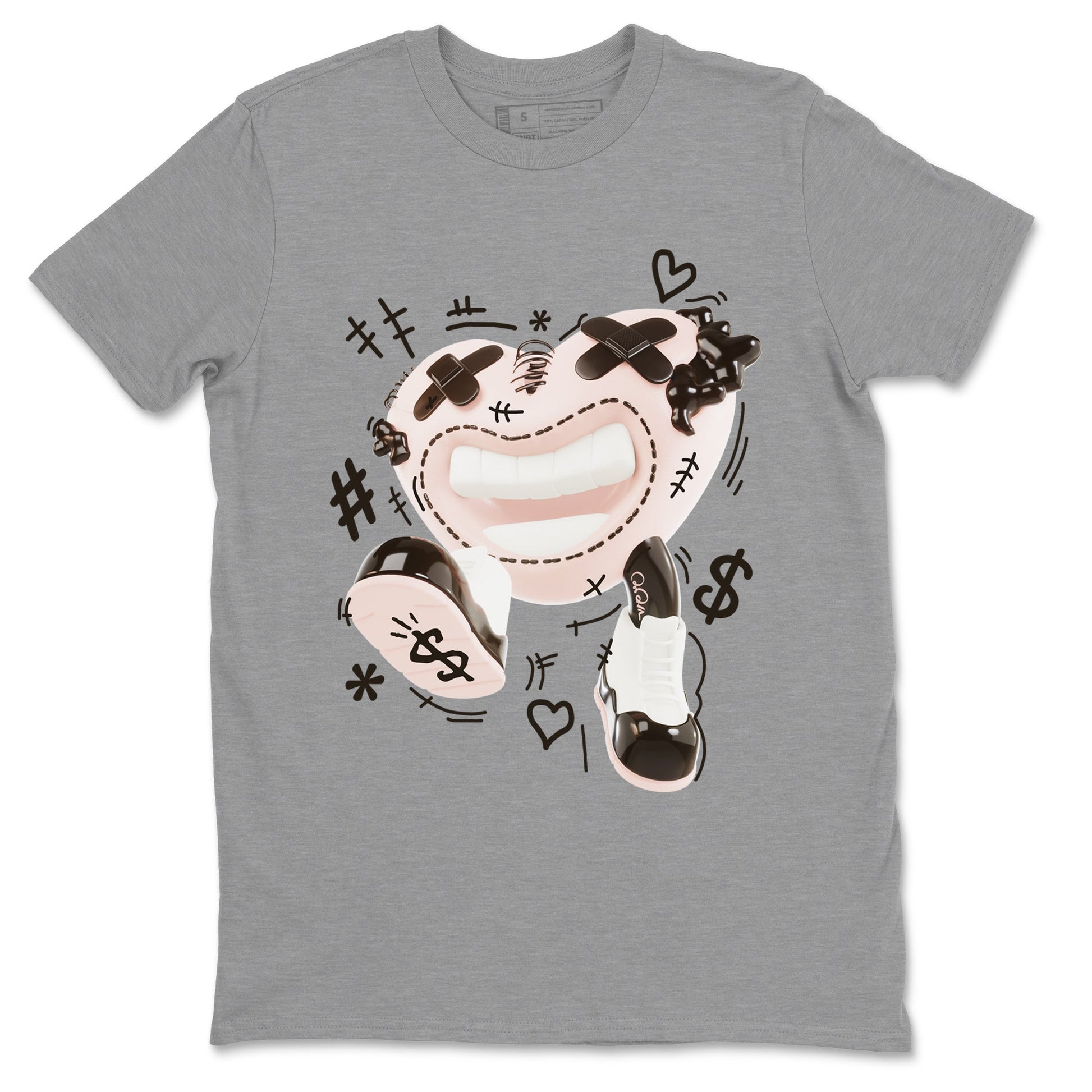 Air Jordan 11 Neapolitan shirt to match jordans Walk In Love sneaker tees AJ11 Neapolitan SNRT Sneaker Release Tees Unisex Heather Grey 2 T-Shirt