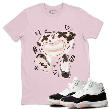 Air Jordan 11 Neapolitan shirt to match jordans Walk In Love sneaker tees AJ11 Neapolitan SNRT Sneaker Release Tees Unisex Pink 1 T-Shirt