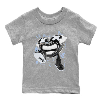 11s Black and Varsity Royal shirt to match jordans Walk In Love sneaker tees Air Jordan 11 Black/Varsity Royal SNRT Sneaker Release Tees Baby Toddler Heather Grey 2 T-Shirt