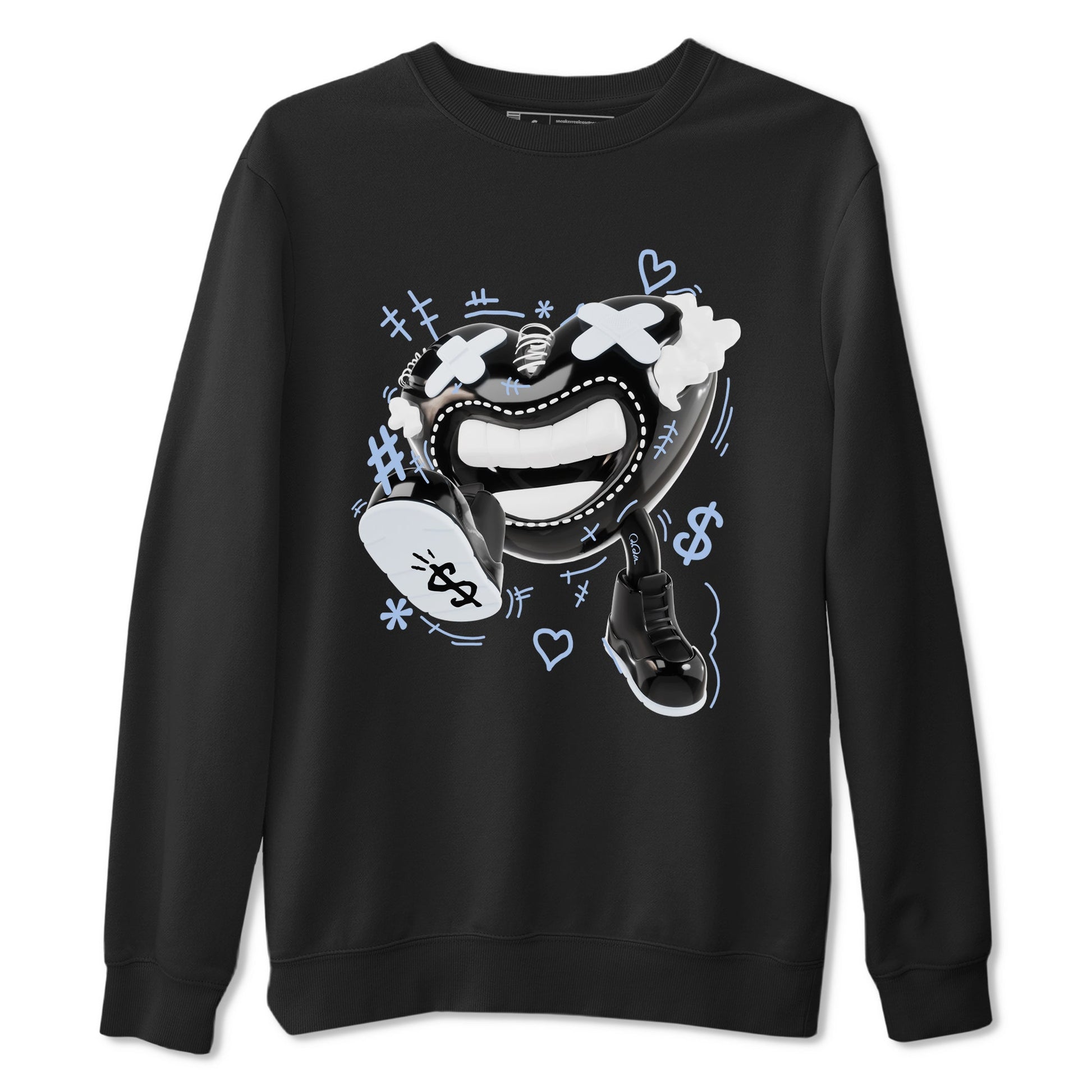 11s Black and Varsity Royal shirt to match jordans Walk In Love sneaker tees Air Jordan 11 Black/Varsity Royal SNRT Sneaker Release Tees Unisex Black 2 T-Shirt