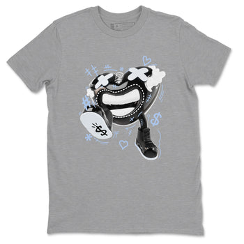 11s Black and Varsity Royal shirt to match jordans Walk In Love sneaker tees Air Jordan 11 Black/Varsity Royal SNRT Sneaker Release Tees Unisex Heather Grey 2 T-Shirt