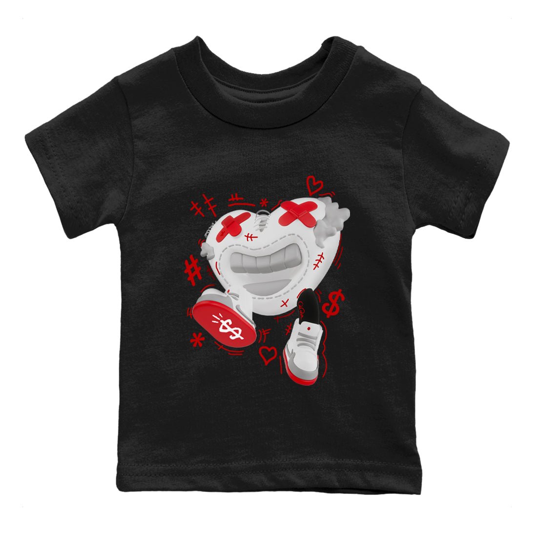 Air Jordan 13 Wolf Grey shirt to match jordans Walk In Love sneaker tees AJ13 Wolf Grey SNRT Sneaker Release Tees Baby Toddler Black 2 T-Shirt