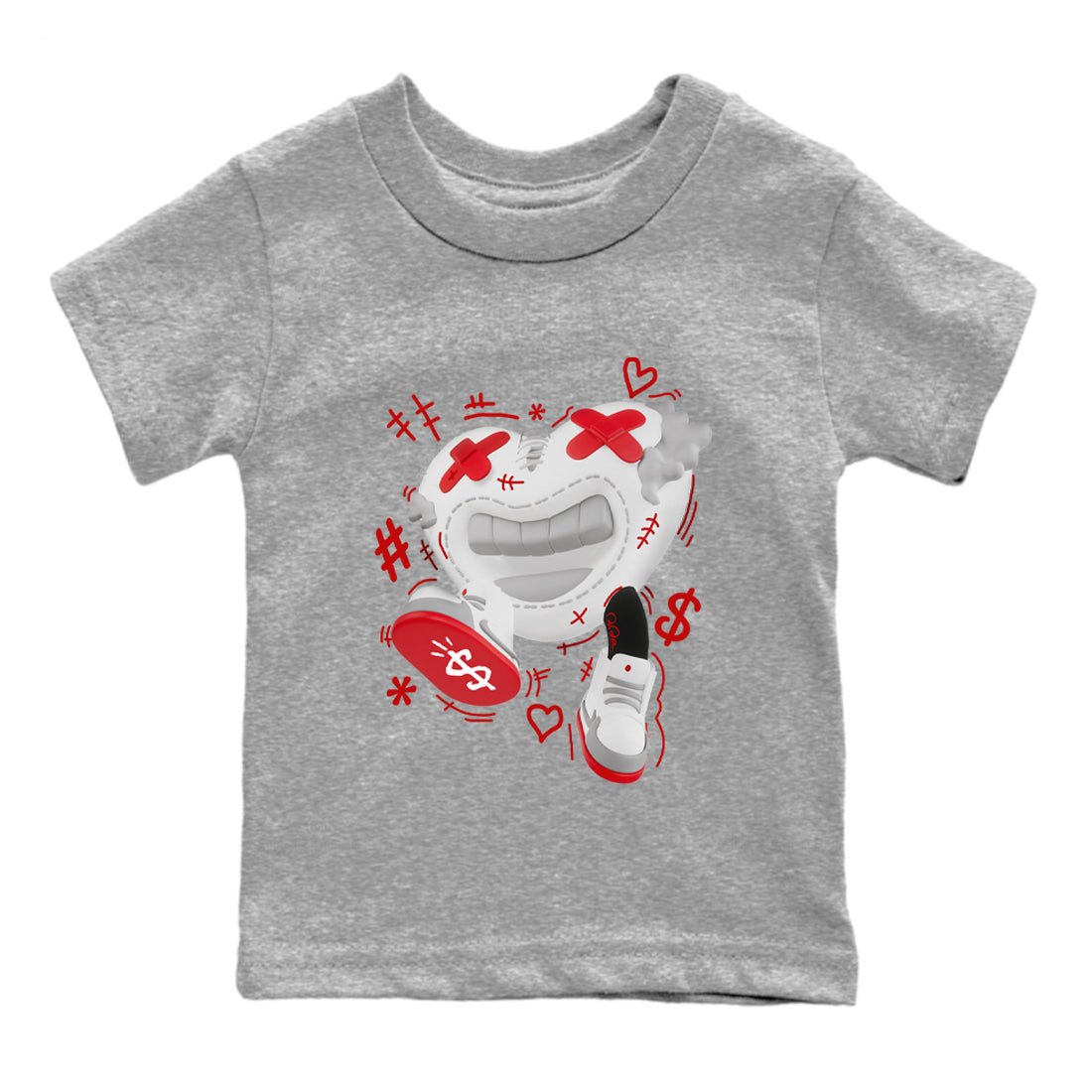 Air Jordan 13 Wolf Grey shirt to match jordans Walk In Love sneaker tees AJ13 Wolf Grey SNRT Sneaker Release Tees Baby Toddler Heather Grey 2 T-Shirt