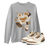 Air Jordan 3 Palomino shirt to match jordans Walk In Love sneaker tees AJ3 Palomino SNRT Sneaker Release Tees Unisex Heather Grey 1 T-Shirt