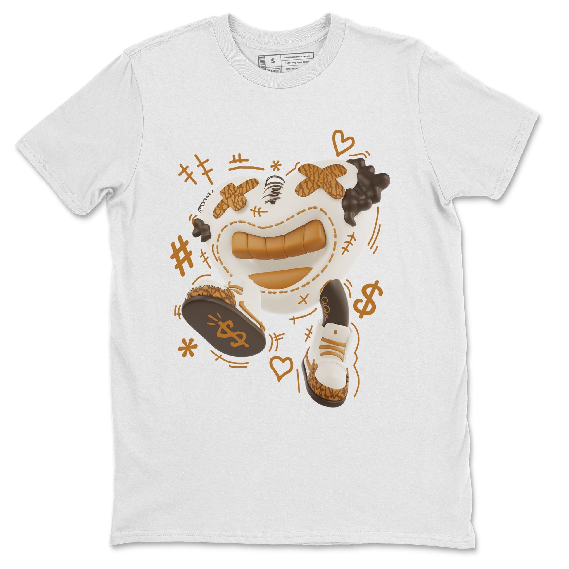 Air Jordan 3 Palomino shirt to match jordans Walk In Love sneaker tees AJ3 Palomino SNRT Sneaker Release Tees Unisex White 2 T-Shirt