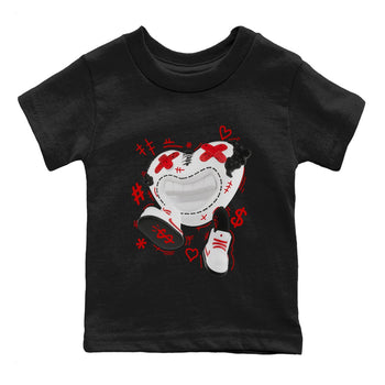 Air Jordan 4 Red Cement shirt to match jordans Walk In Love sneaker tees AJ4 Red Cement SNRT Sneaker Release Tees Baby Toddler Black 2 T-Shirt