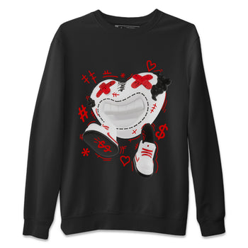 Air Jordan 4 Red Cement shirt to match jordans Walk In Love sneaker tees AJ4 Red Cement SNRT Sneaker Release Tees Unisex Black 2 T-Shirt