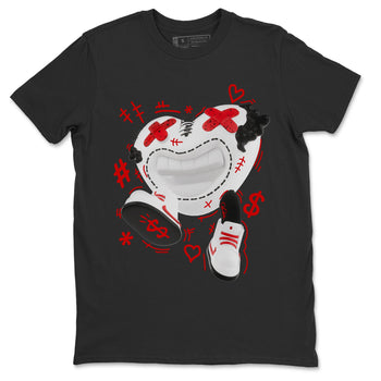 Air Jordan 4 Red Cement shirt to match jordans Walk In Love sneaker tees AJ4 Red Cement SNRT Sneaker Release Tees Unisex Black 2 T-Shirt