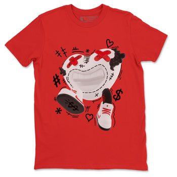 Air Jordan 4 Red Cement shirt to match jordans Walk In Love sneaker tees AJ4 Red Cement SNRT Sneaker Release Tees Unisex Red 2 T-Shirt