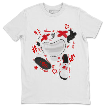 Air Jordan 4 Red Cement shirt to match jordans Walk In Love sneaker tees AJ4 Red Cement SNRT Sneaker Release Tees Unisex White 2 T-Shirt