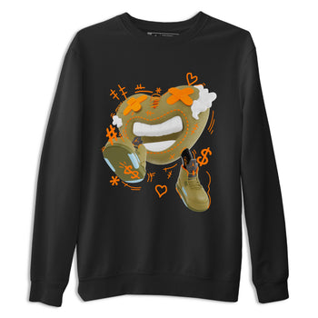 5s Olive shirt to match jordans Walk In Love sneaker tees Air Jordan 5 Olive SNRT Sneaker Release Tees unisex cotton Black 2 crew neck shirt
