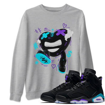 Air Jordan 6 Aqua shirt to match jordans Walk In Love sneaker tees AJ6 Aqua SNRT Sneaker Release Tees Unisex Heather Grey 1 T-Shirt