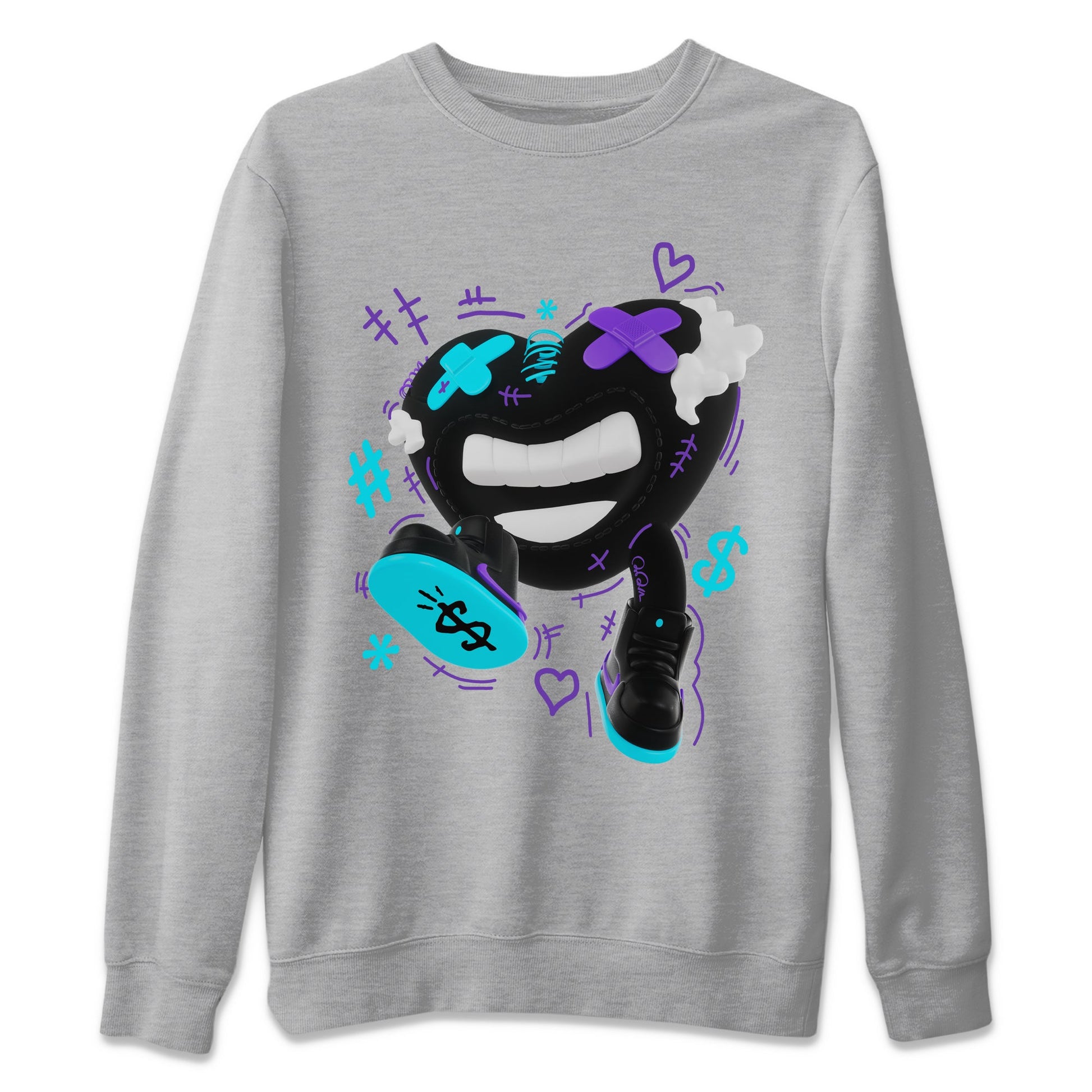 Air Jordan 6 Aqua shirt to match jordans Walk In Love sneaker tees AJ6 Aqua SNRT Sneaker Release Tees Unisex Heather Grey 2 T-Shirt