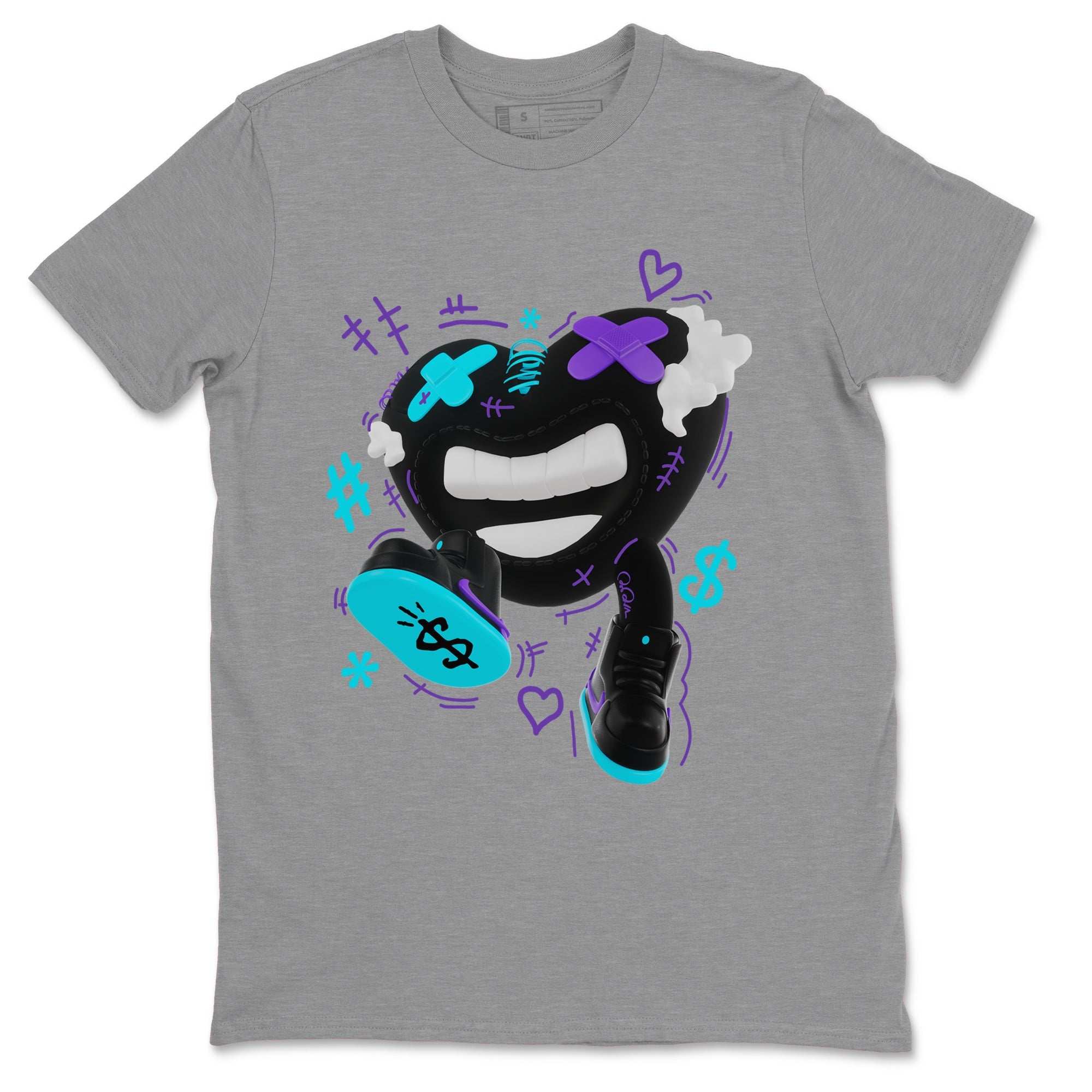 Air Jordan 6 Aqua shirt to match jordans Walk In Love sneaker tees AJ6 Aqua SNRT Sneaker Release Tees Unisex Heather Grey 2 T-Shirt