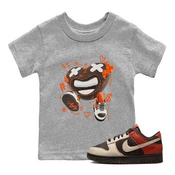Dunk Red Panda shirt to match jordans Walk In Love sneaker tees Nike Dunk LowRed Panda SNRT Sneaker Release Tees Baby Toddler Heather Grey 1 T-Shirt