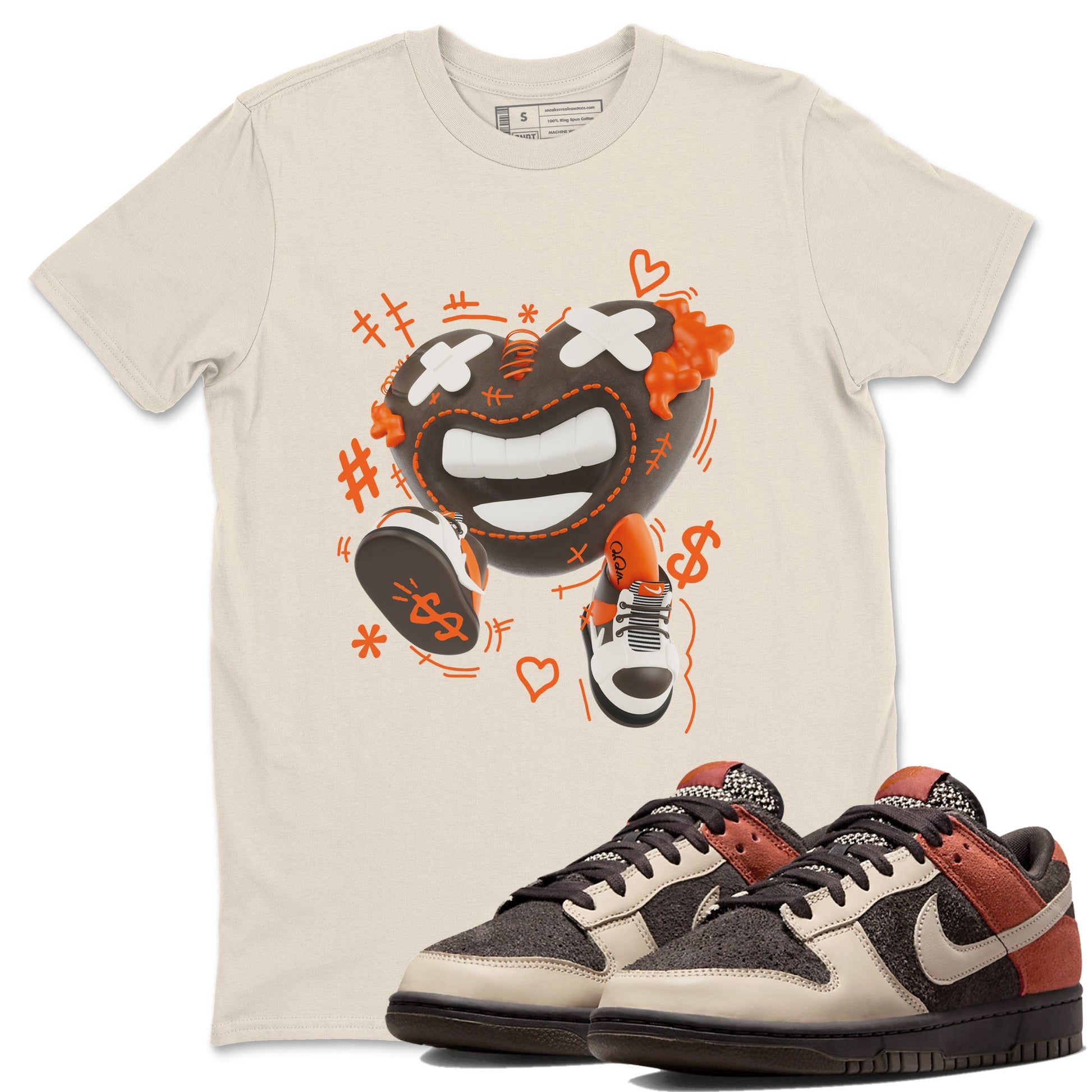 Dunk Red Panda shirt to match jordans Walk In Love sneaker tees Nike Dunk LowRed Panda SNRT Sneaker Release Tees Unisex Natural 1 T-Shirt