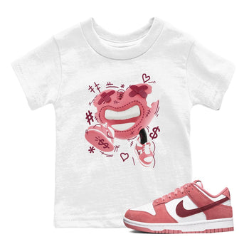 Dunk Valentines Day 2024 shirt to match jordans Walk In Love sneaker tees Dunk Happy Valentines Day 2024 SNRT Sneaker Release Tees Baby Toddler White 1 T-Shirt