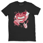 Dunk Valentines Day 2024 shirt to match jordans Walk In Love sneaker tees Dunk Happy Valentines Day 2024 SNRT Sneaker Release Tees Unisex Black 2 T-Shirt