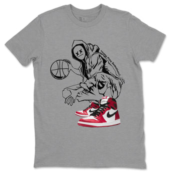 Air Jordan 1 Chicago shirt to match jordans Wanna Play Basketball sneaker tees AJ1 Cicago SNRT Sneaker Release Tees Unisex Heather Grey 2 T-Shirt