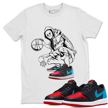 Air Jordan 1 UNC to Chicago shirt to match jordans Wanna Play Basketball sneaker tees AJ1 UNC to Chicago SNRT Sneaker Release Tees Unisex White 1 T-Shirt