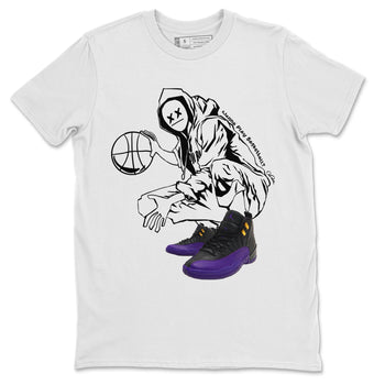 Air Jordan 12 Field Purple shirt to match jordans Wanna Play Basketball sneaker tees AJ12 Field Purple SNRT Sneaker Release Tees Unisex White 2 T-Shirt