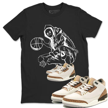Air Jordan 3 Palomino shirt to match jordans Wanna Play Basketball sneaker tees AJ3 Palomino SNRT Sneaker Release Tees Unisex Black 1 T-Shirt