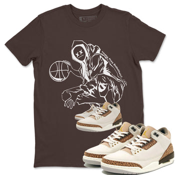 Air Jordan 3 Palomino shirt to match jordans Wanna Play Basketball sneaker tees AJ3 Palomino SNRT Sneaker Release Tees Unisex Dark Chocolate 1 T-Shirt