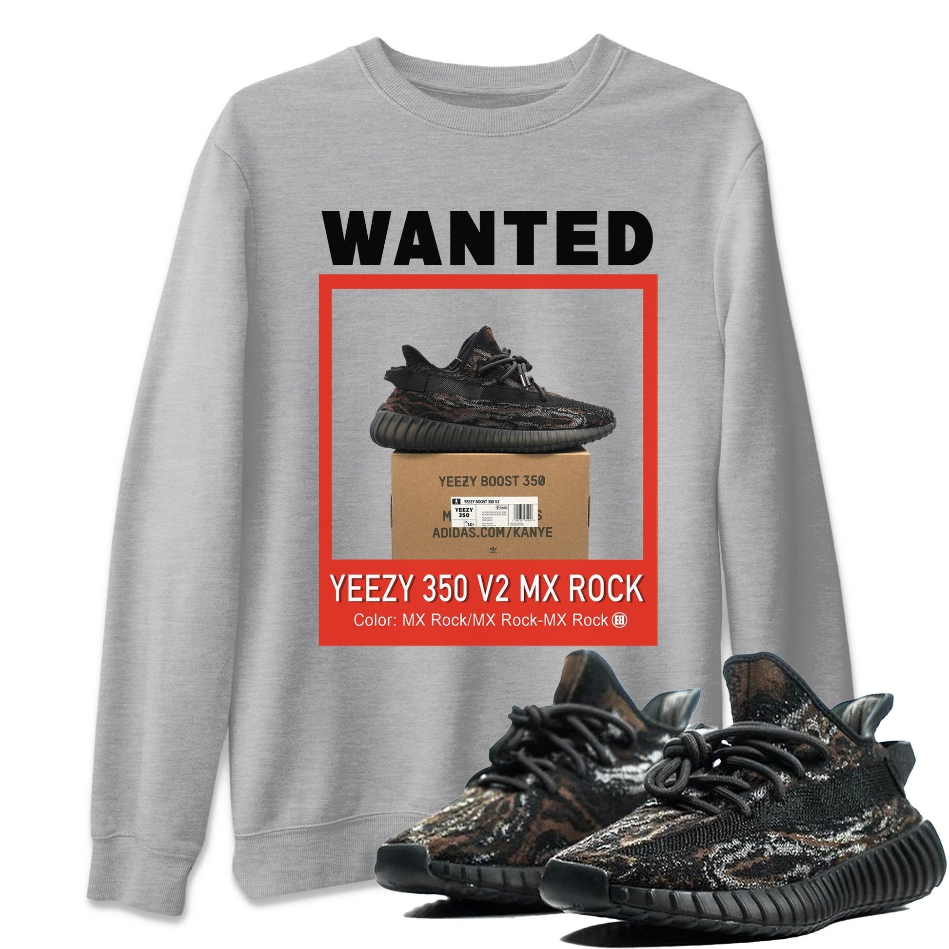 Yeezy 350 MX Rock Sneaker Match Tees Wanted Sneaker Tees Yeezy 350 MX Rock Sneaker Release Tees Unisex Shirts