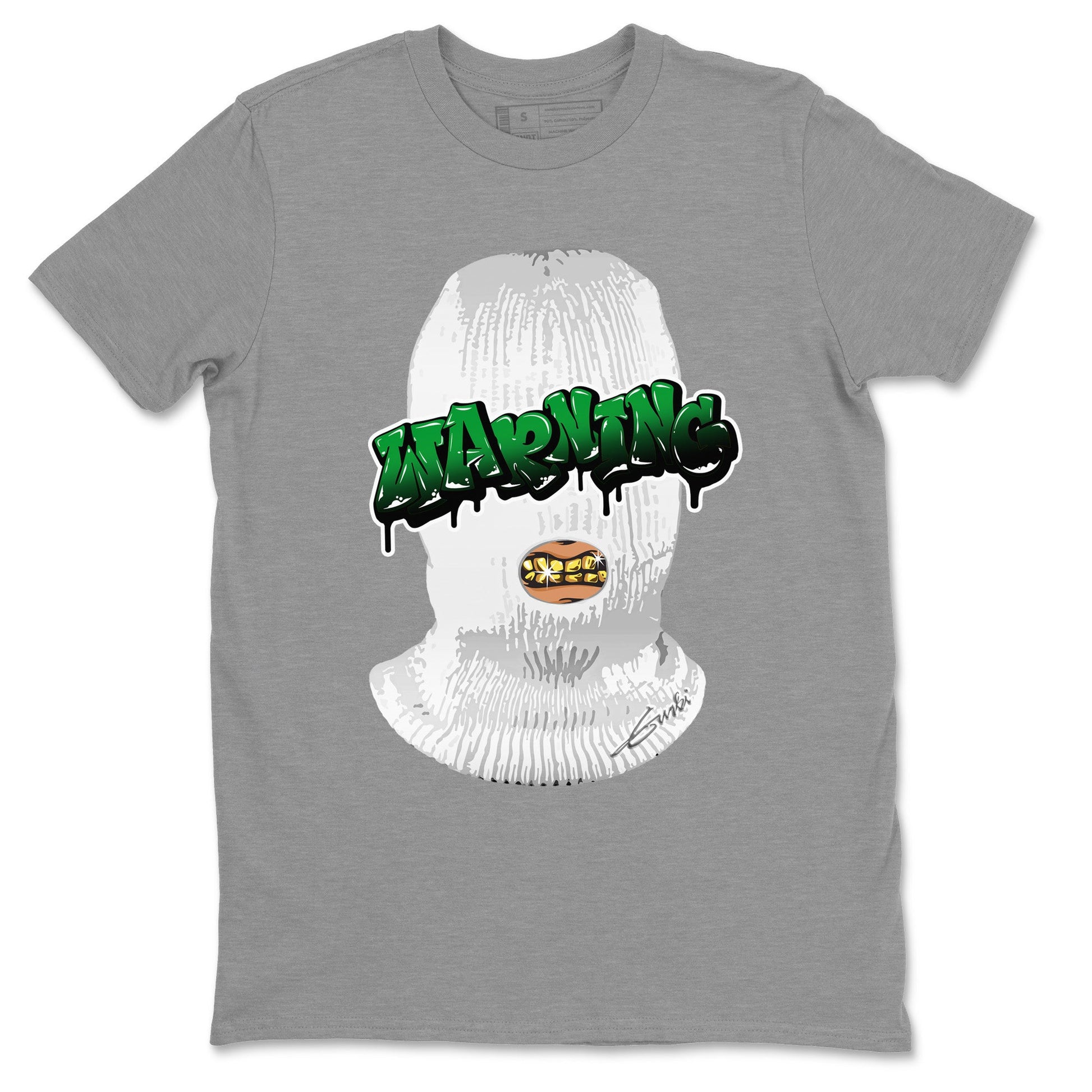 Air Jordan 1 Celtics Sneaker Match Tees Warning Sneaker Tees Air Jordan 1 Retro Celtics Sneaker Release Tees Unisex Shirts Heather Grey 2