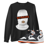 Jordan 1 Electro Orange Sneaker Match Tees Warning Sneaker Tees Jordan 1 Electro Orange Sneaker Release Tees Unisex Shirts