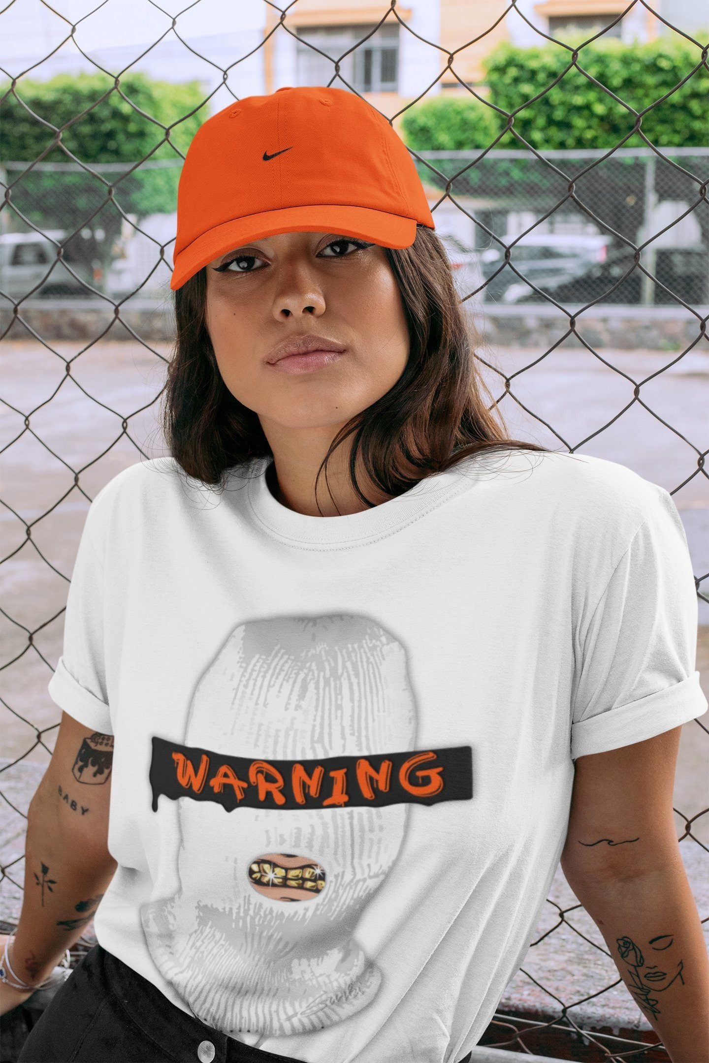 Jordan 1 Electro Orange Sneaker Match Tees Warning Sneaker Tees Jordan 1 Electro Orange Sneaker Release Tees Unisex Shirts