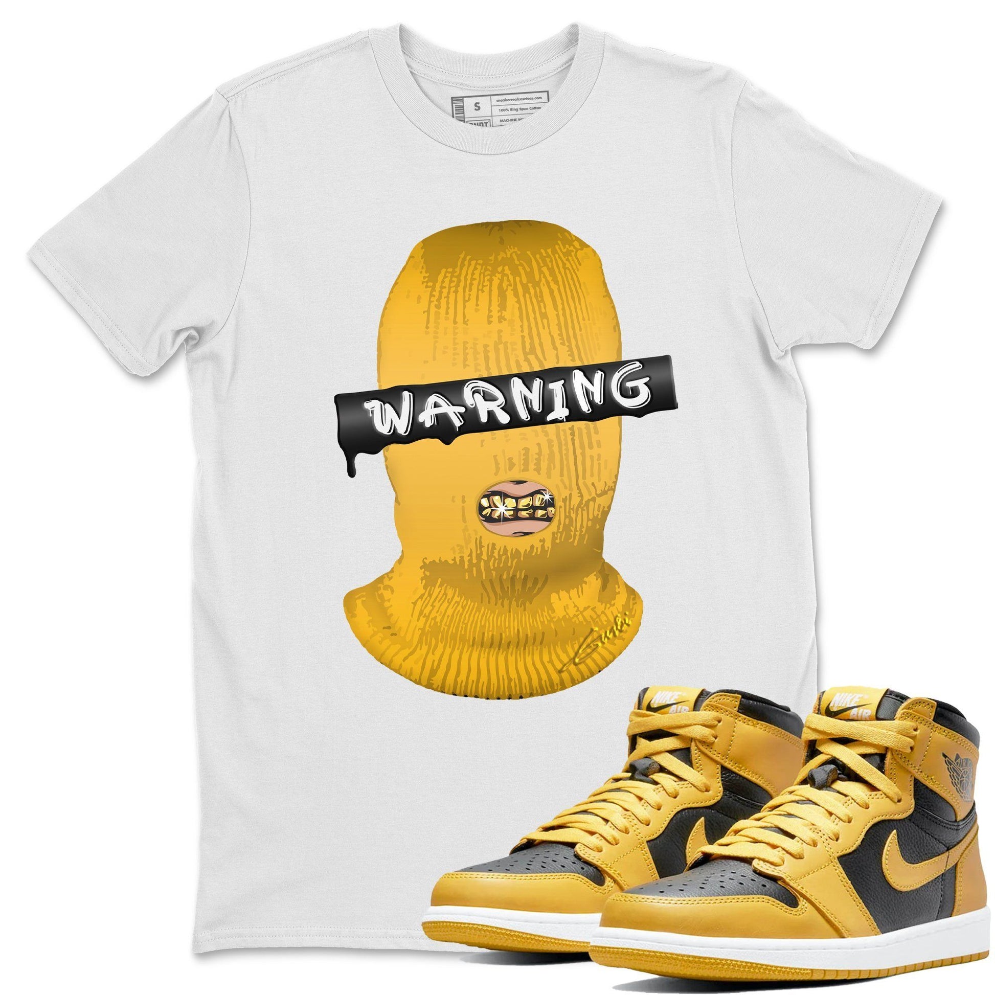 Jordan 1 Pollen Sneaker Match Tees Warning Sneaker Tees Jordan 1 Pollen Sneaker Release Tees Unisex Shirts