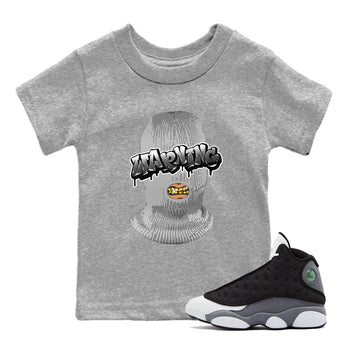 Air Jordan 13 Black Flint Warning Baby and Kids Sneaker Tees Air Jordan 13 Black Flint Kids Sneaker Tees Size Chart