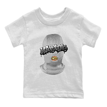Air Jordan 13 Black Flint Sneaker Match Tees Warning Sneaker Tees Air Jordan 13 Black Flint Sneaker Release Tees Kids Shirts White 2