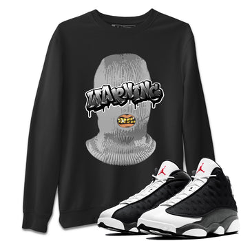Air Jordan 13 Black Flint Sneaker Match Tees Warning Sneaker Tees Air Jordan 13 Black Flint Sneaker Release Tees Unisex Shirts Black 1
