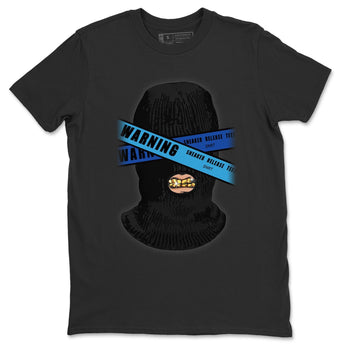 Jordan 2 OFF-WHITE Black Blue Sneaker Match Tees Warning Sneaker Tees Jordan 2 OFF-WHITE Black Blue Sneaker Release Tees Unisex Shirts