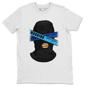 Jordan 2 OFF-WHITE Black Blue Sneaker Match Tees Warning Sneaker Tees Jordan 2 OFF-WHITE Black Blue Sneaker Release Tees Unisex Shirts