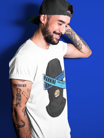 Jordan 2 OFF-WHITE Black Blue Sneaker Match Tees Warning Sneaker Tees Jordan 2 OFF-WHITE Black Blue Sneaker Release Tees Unisex Shirts