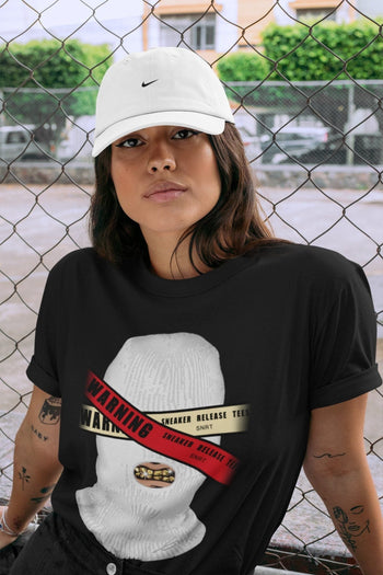 Jordan 2 OFF-WHITE Varsity Red Sneaker Match Tees Warning Sneaker Tees Jordan 2 OFF-WHITE Varsity Red Sneaker Release Tees Unisex Shirts