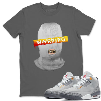 Jordan 3 Cool Grey Sneaker Match Tees Warning Sneaker Tees Jordan 3 Cool Grey Sneaker Release Tees Unisex Shirts