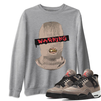 Jordan 4 Taupe Haze Sneaker Match Tees Warning Sneaker Tees Jordan 4 Taupe Haze Sneaker Release Tees Unisex Shirts