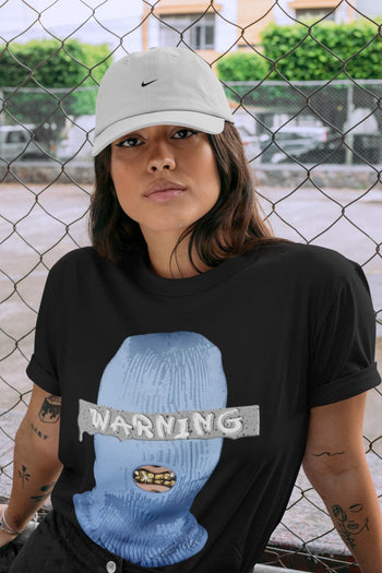 Jordan 4 University Blue Sneaker Match Tees Warning Sneaker Tees Jordan 4 University Blue Sneaker Release Tees Unisex Shirts