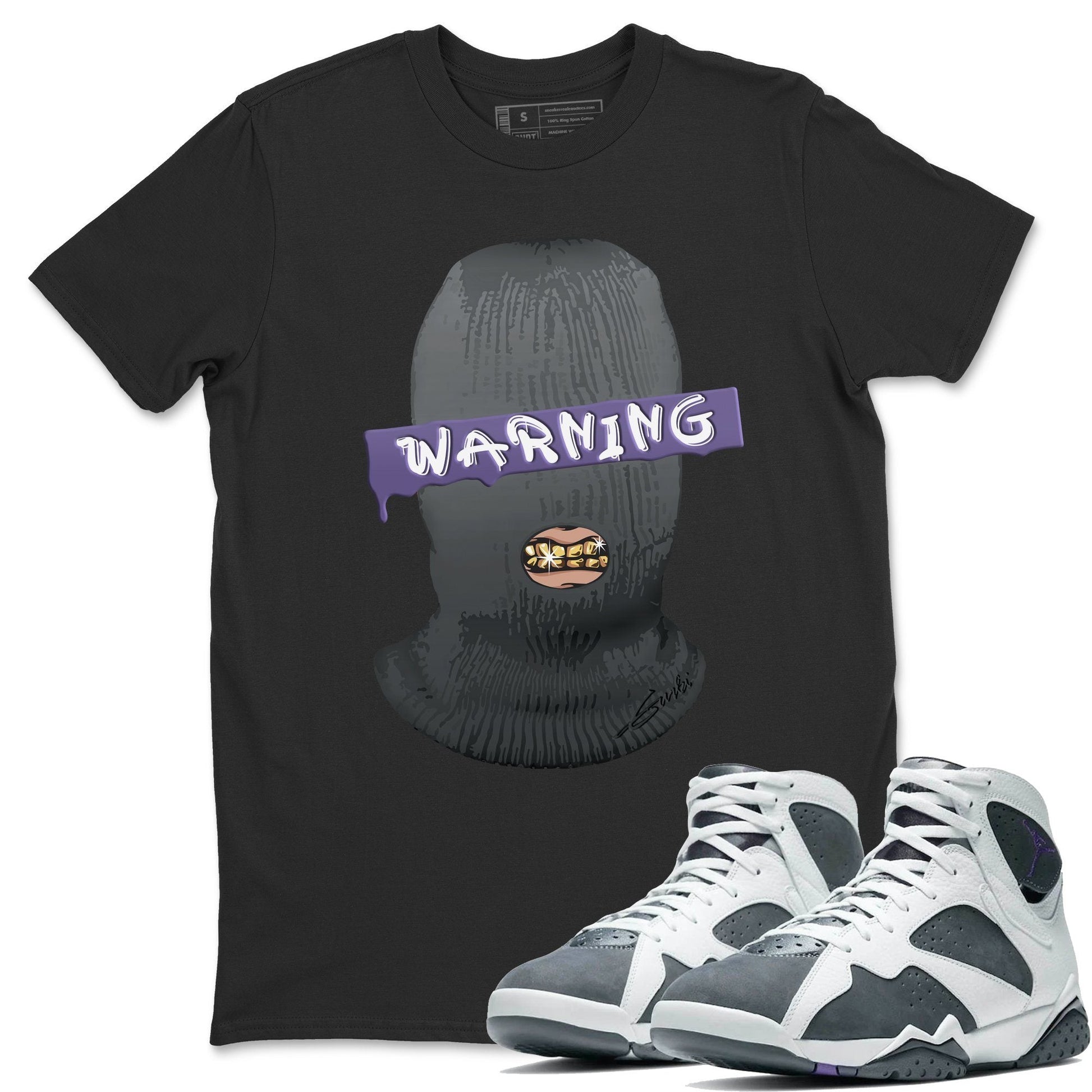 Jordan 7 Flint Sneaker Match Tees Warning Sneaker Tees Jordan 7 Flint Sneaker Release Tees Unisex Shirts
