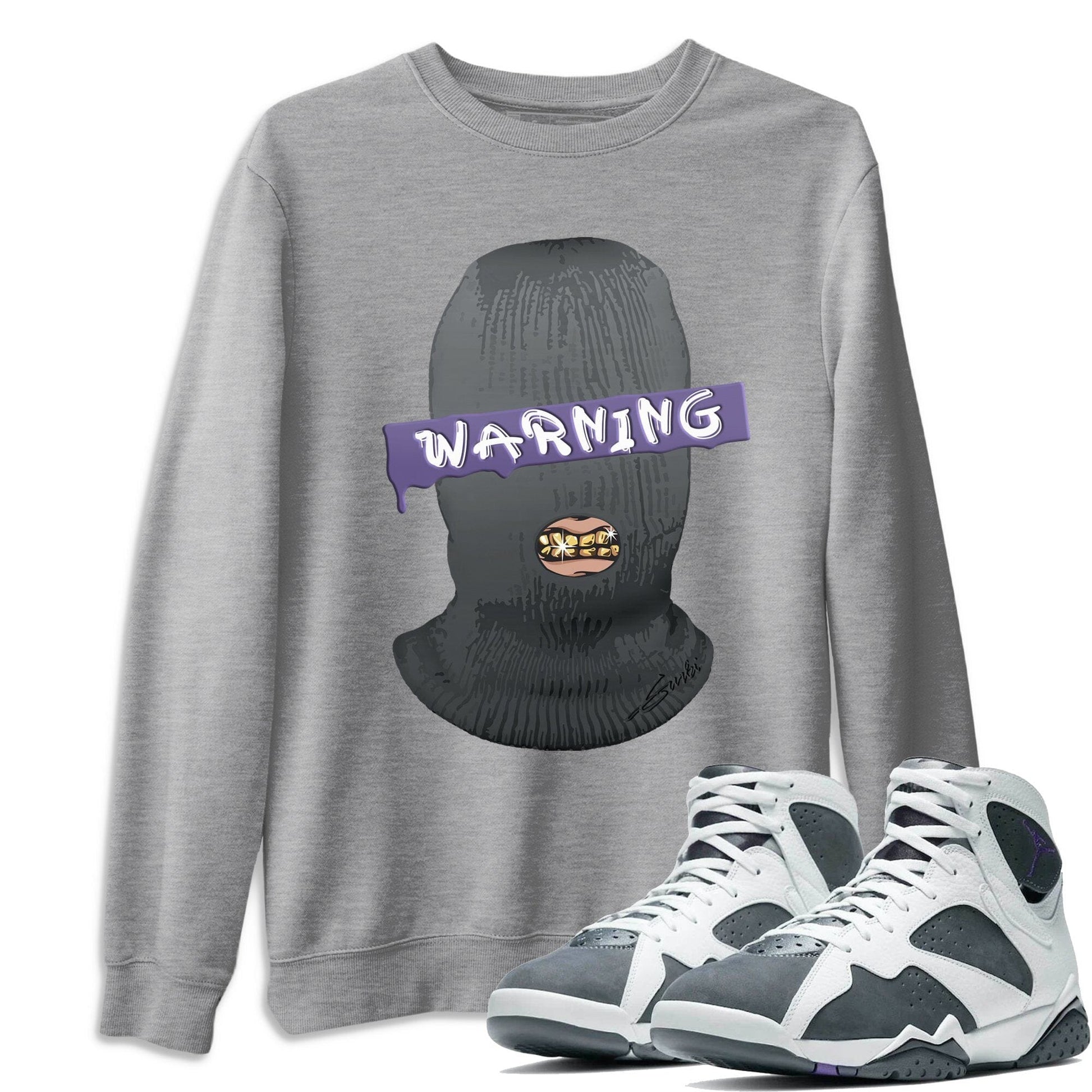 Jordan 7 Flint Sneaker Match Tees Warning Sneaker Tees Jordan 7 Flint Sneaker Release Tees Unisex Shirts