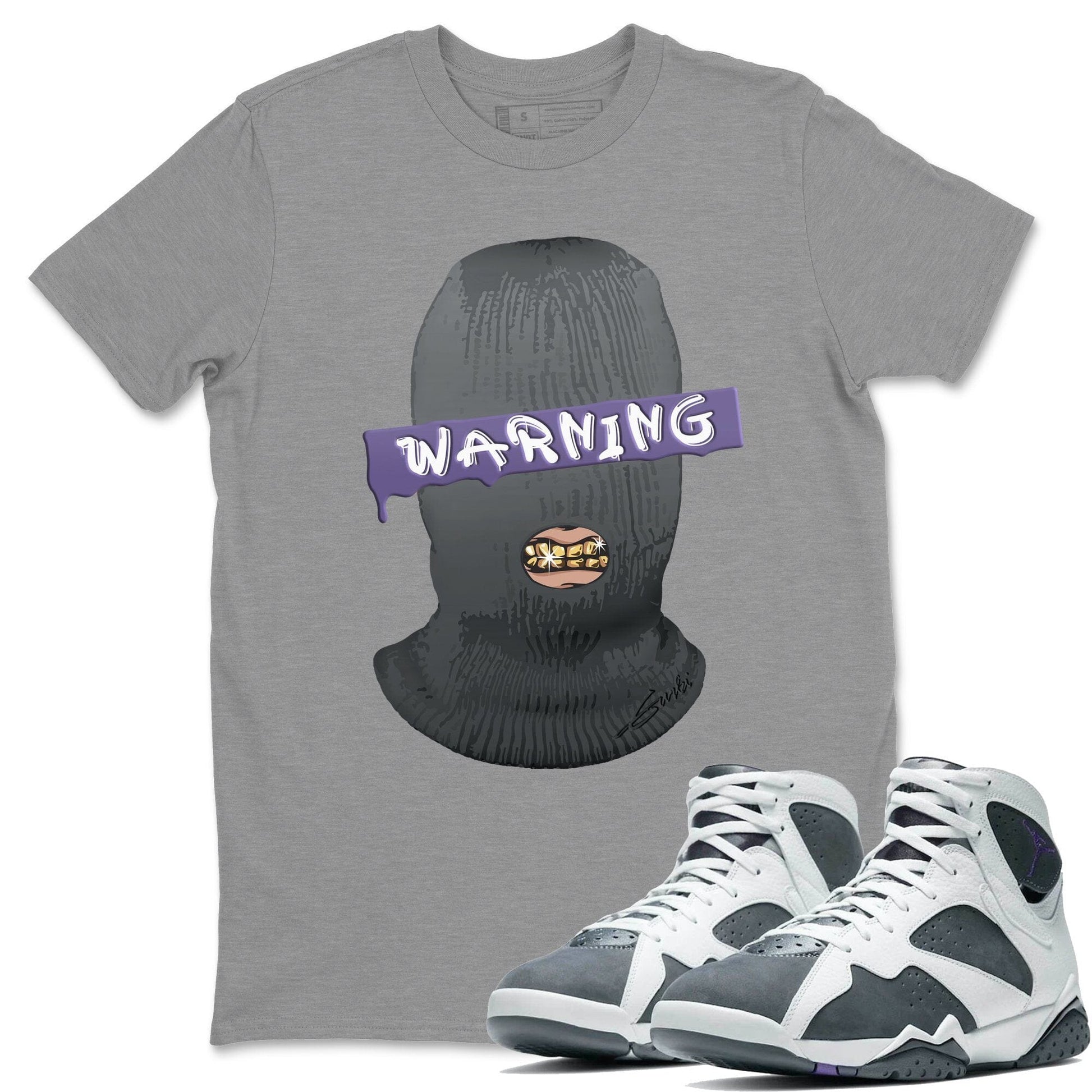 Jordan 7 Flint Sneaker Match Tees Warning Sneaker Tees Jordan 7 Flint Sneaker Release Tees Unisex Shirts