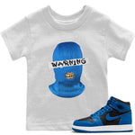 Jordan 1 Dark Marina Blue Sneaker Match Tees Warning Sneaker Tees Jordan 1 Dark Marina Blue Sneaker Release Tees Kids Shirts