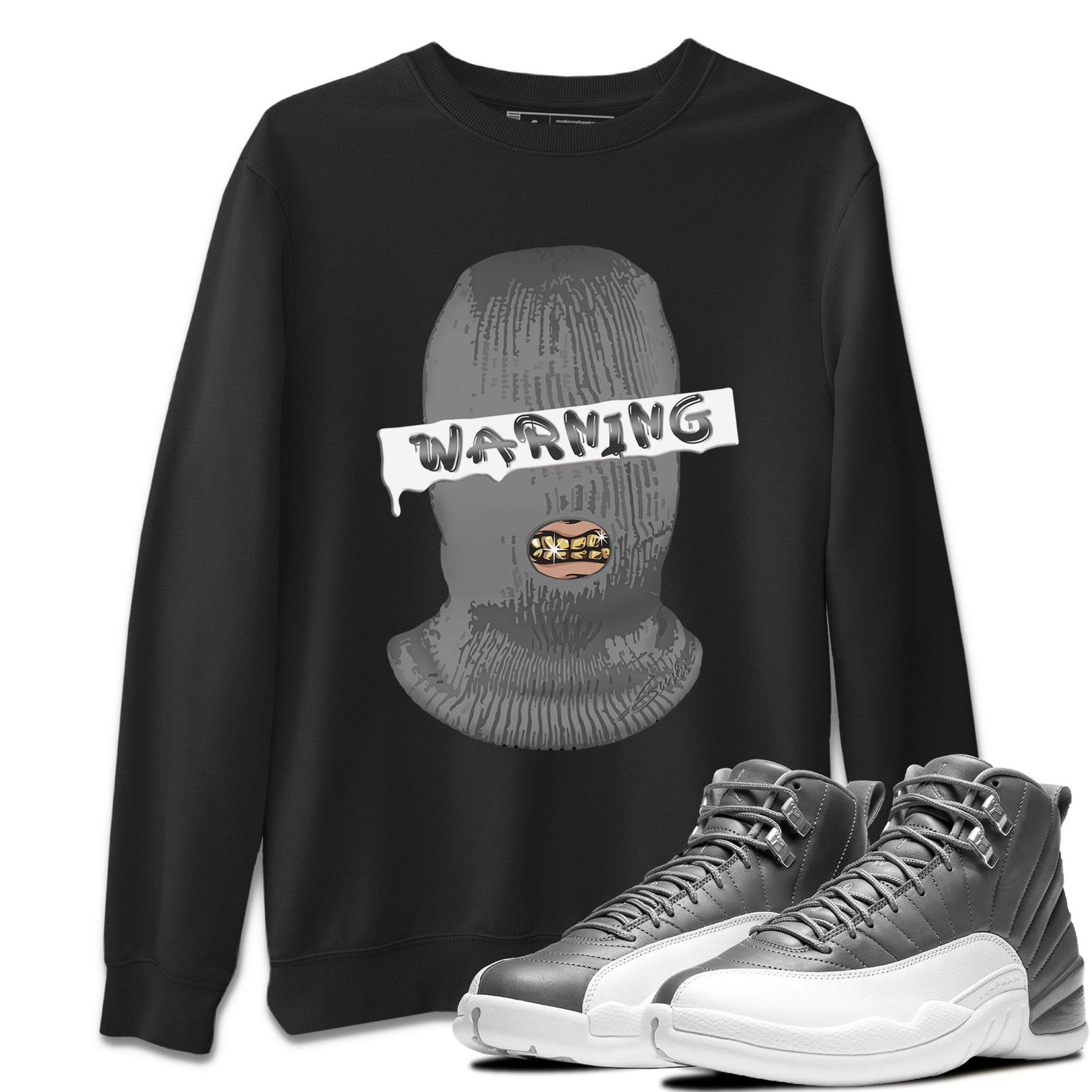 Jordan 12 Stealth Sneaker Match Tees Warning Sneaker Tees Jordan 12 Stealth Sneaker Release Tees Unisex Shirts